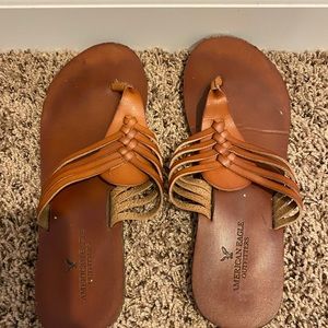 American eagle flip flops size 8